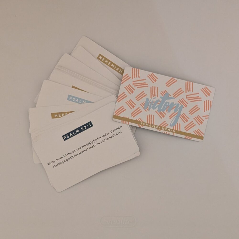 Victory Scripture Encouragement Cards - Picture 2 of 3